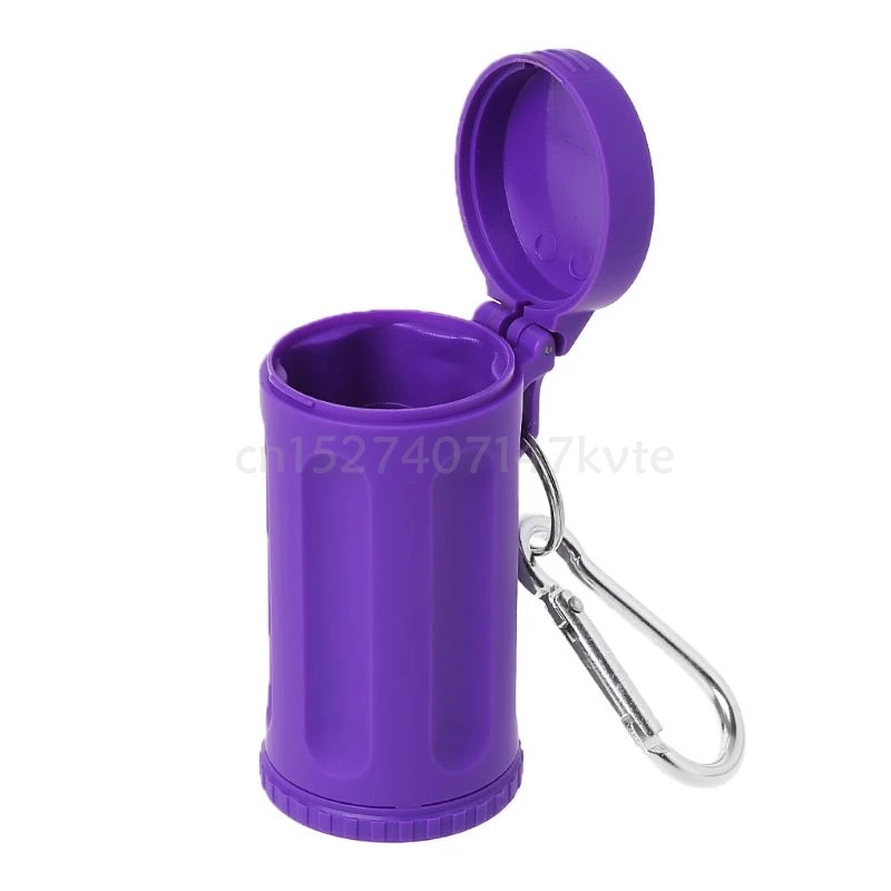 Outdoor Smoking Accessories Portable Mini Pocket Lid Ashtray Windproof Key-chain For Travel portable ashtray