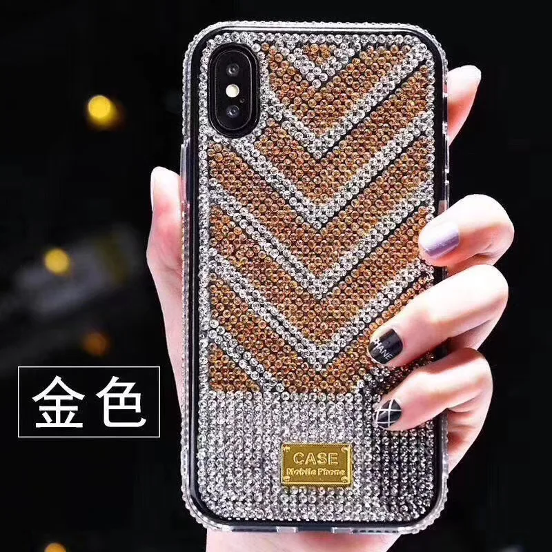 Gradient diamond style ladies luxury for iPhone 11 11Pro 11Promax  phone back cover full protection for iPhone 7 8 XS phone case