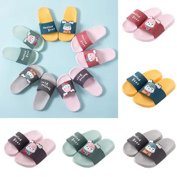 

Summer Children Kids Boys Girls Cute Lovely Cartoon casual Deer Shoes Household Slippers Beach Slipper Light soft
