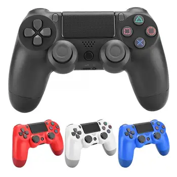 

Plastic ABS V2 Program Intelligent Wireless Bluetooth Gamepad Game Controller with Headphone Hole for PS4 Hot
