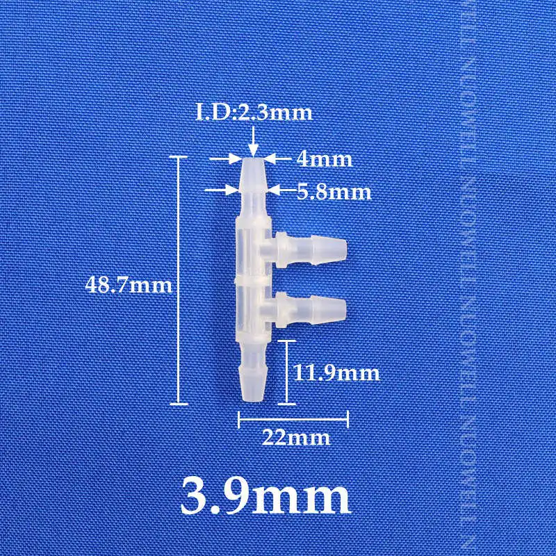 5~200pcs 2.4~7.9mm Food Grade PP 4-Ways 5-Ways Hose Splitter Connector Aquarium Fish Tank Water Air Hose Distributor 