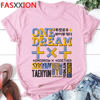

Txt Harajuku K Pop Kawaii T Shirt Women Tomorrow X Together Ullzang 90s T-shirt Graphic Kpop Anime Tshirt Fashion Top Tee Female