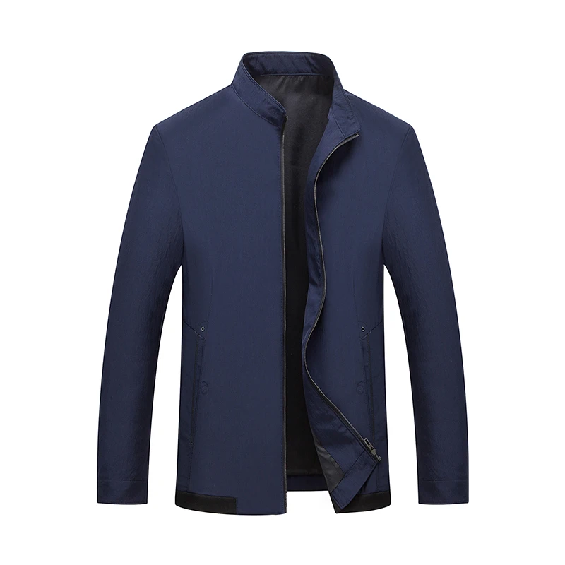 

Autumn new middle-aged men's jacket business casual middle-aged thin section collar jacket JG 9031