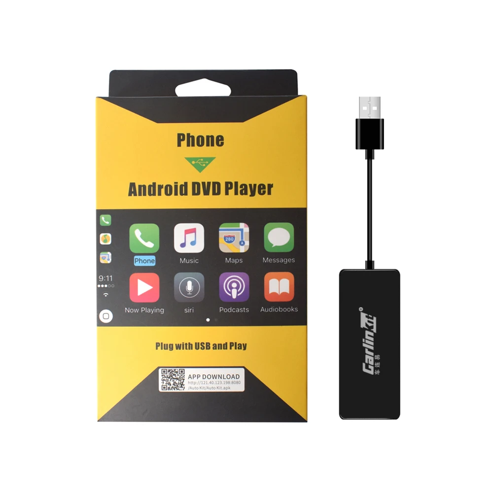 Carlinkit USB Apple Carplay Dongle /Android Auto Smart link для автомобиля Android с системой iOS 13 14 поддержка