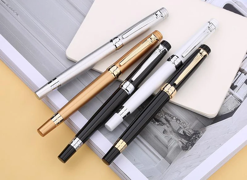 W/Gift Box Picasso 917 Pimio Emotion of Rome Roller Ball Pen Black with Gold Clip Phosphor Copper Sheet Writing Pen Supplies grand ages rome gold pc