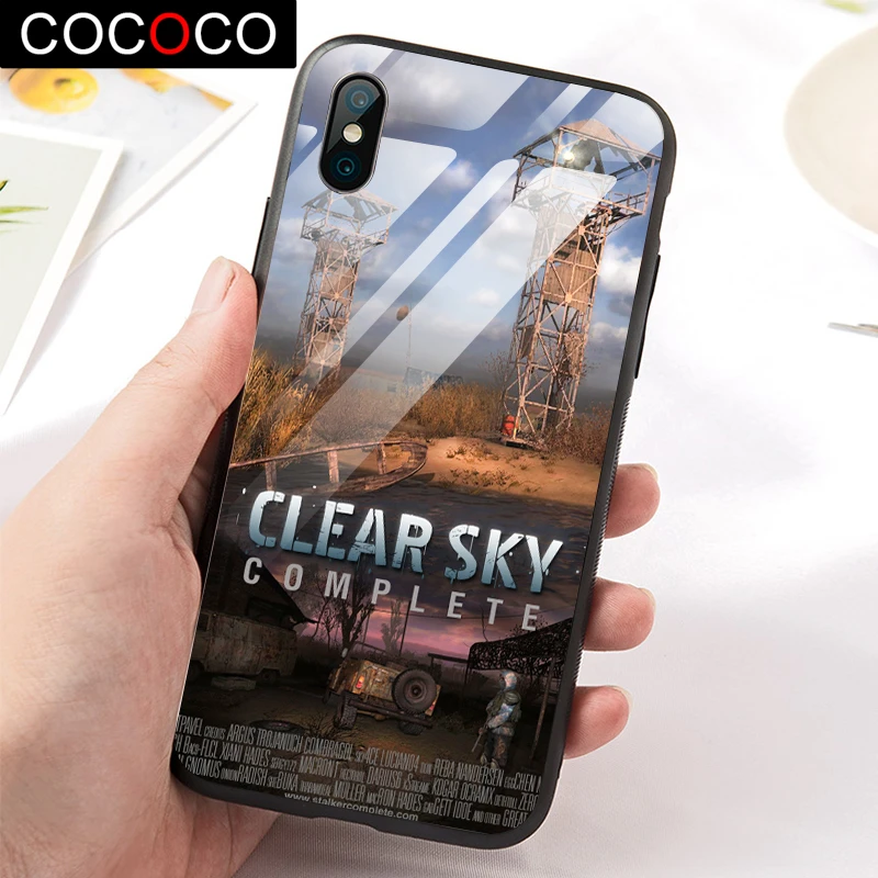 Stalker Game Roadside Picnic iPhone XR 11 Pro XS Max X 5 case Glass Cases Shockproof Cover For iphone 7 8 6 S 6S Plus for man | Мобильные