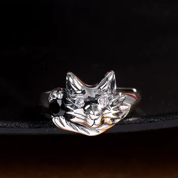 

2019 New Retro Do Old Bracelet S925 Pure Silver Ring Female Character Joker Source Of Origin