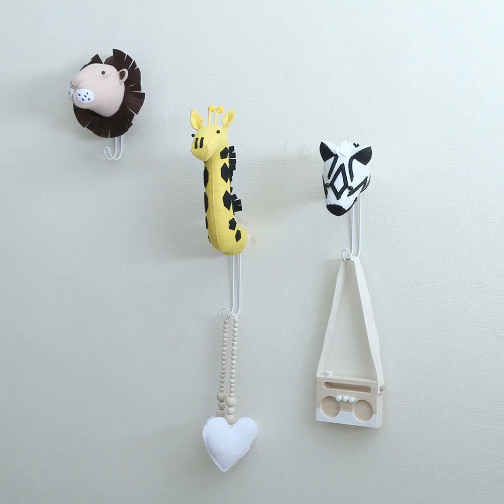 Nodic Hanging Decorative Key Hooks for Kids Baby Room Animal Rack Wall Hook Home Decoration HM0063 | Дом и сад