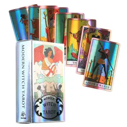 Jeu de cartes de Tarot anglais de sorcière moderne, 78 pièces/ensemble, Oracle, figurine Anime, collection, cadeau 