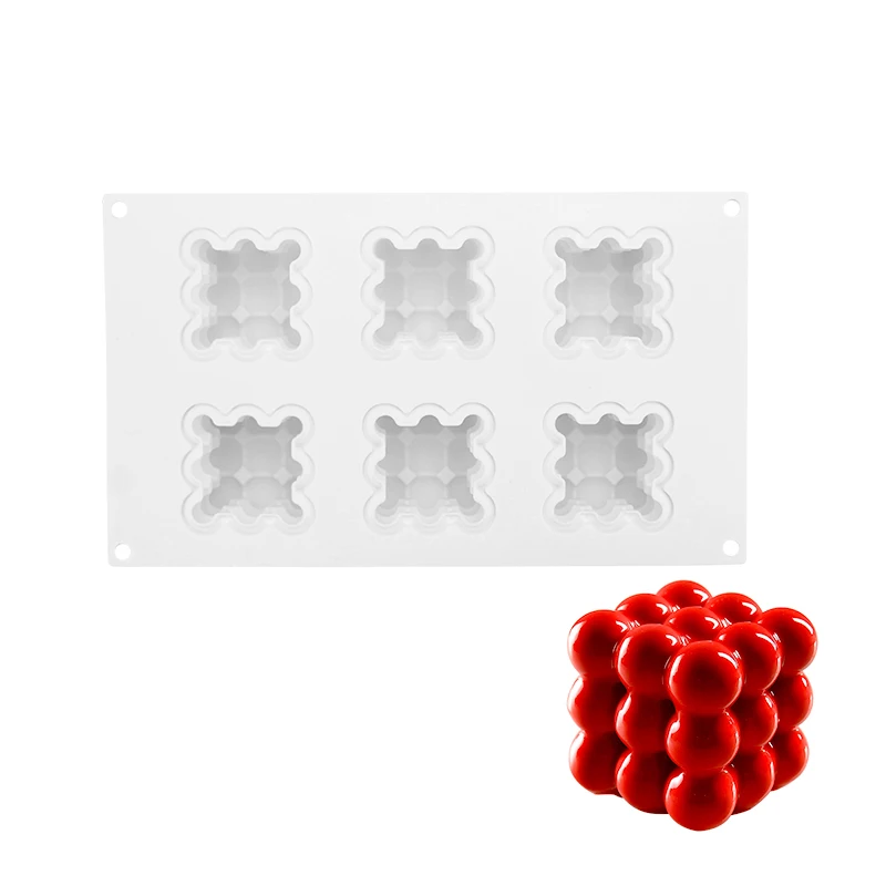 

Silicone Cake Mold Geometric Chocolate Dessert For Cakes Brownie Dessert Mousse Baking Pan Decorating tool
