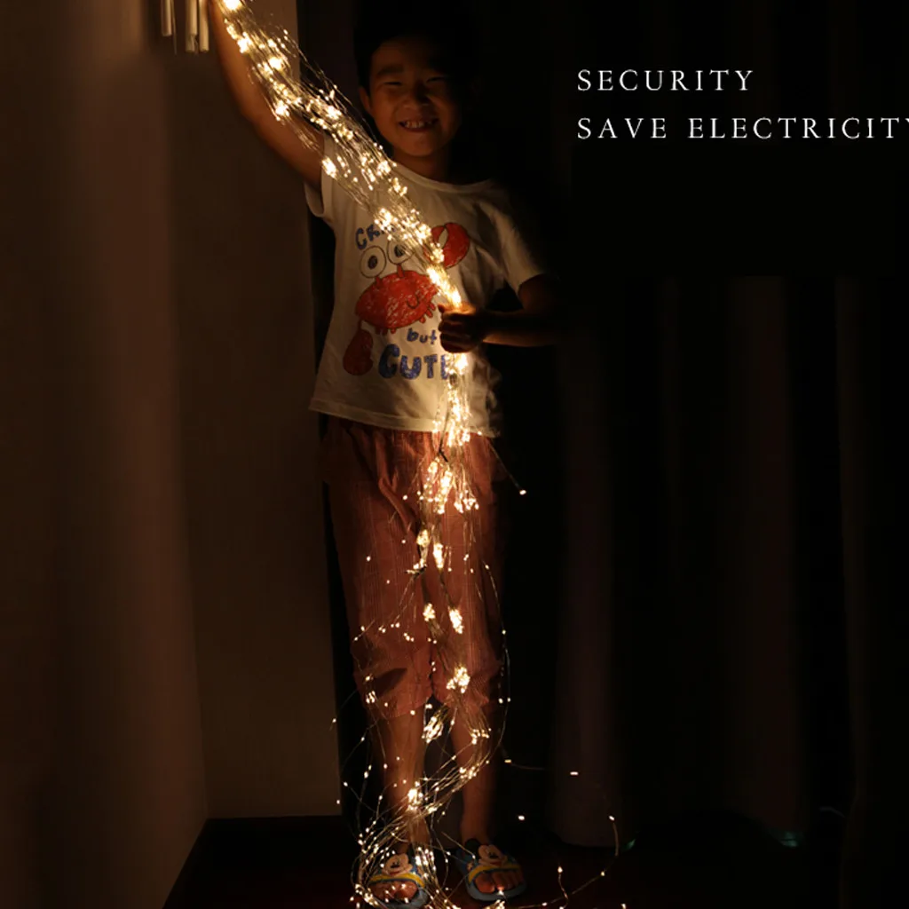 Lighting Strings 100 LED String Lights Waterproof Watering Can Light Solar Powered Decorations Outdoor Lighting Drop Shipping