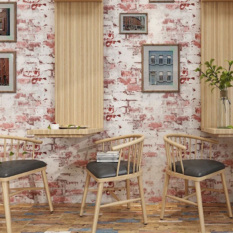 

Brick Vintage Loft Wallpapers Personalized Concrete Cement Mottled Stone Wall Paper Roll For Walls 3d Background Wall Mural