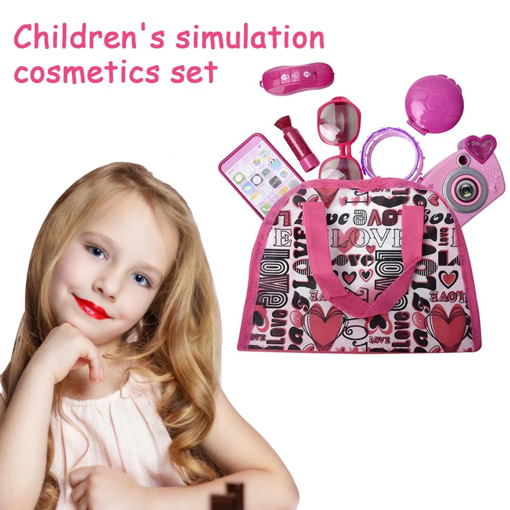 plastic pretend makeup set
