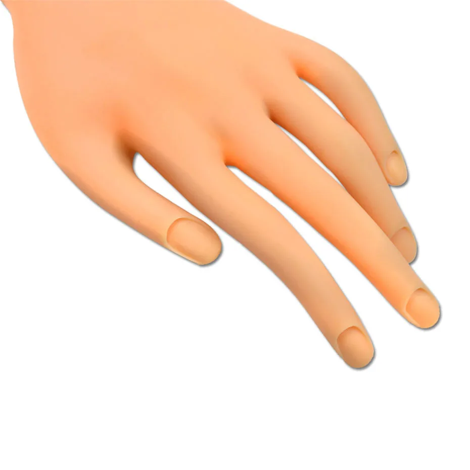 1 шт. рука для практики гибкого мягкого дизайна ногтей модель ручной инструмент для обучения протезов персональный салон маникюрные инструменты LAND275