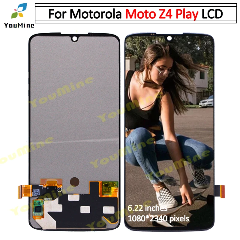 

6.22'' For Motorola Moto Z4 Play LCD Display Touch Screen Digitizer Assembly Replacement Screen For Moto Z4 Play LCD Display