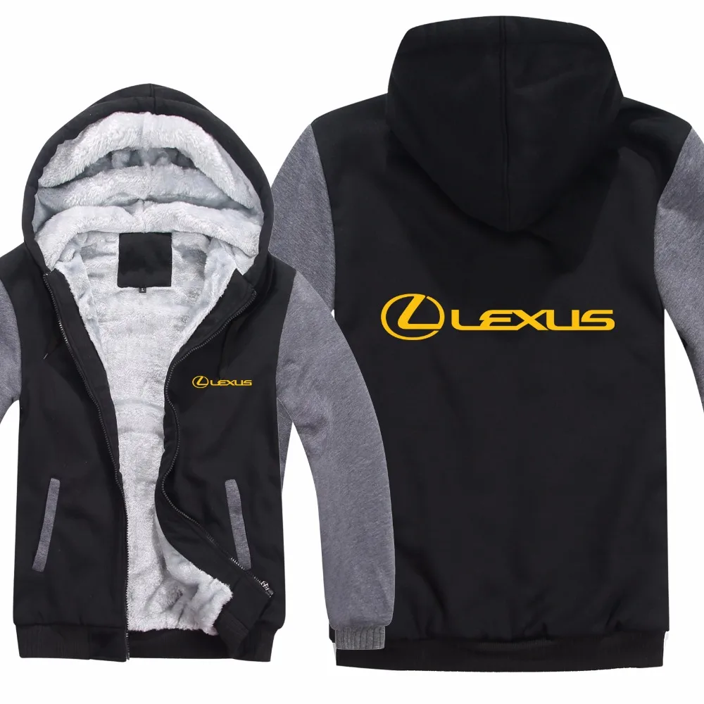 Lexus толстовки, куртки, зимние мужские унисекс, повседневная шерстяная подкладка, флисовое мужское пальто, Lexus свитера с логотипами, пуловер