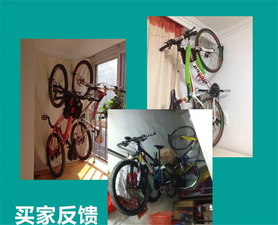 

Bicycle Wall Hook Parking Rack Wall-Mounted Bicycle Rack Mountain Bike Showing Stand Thick Rack