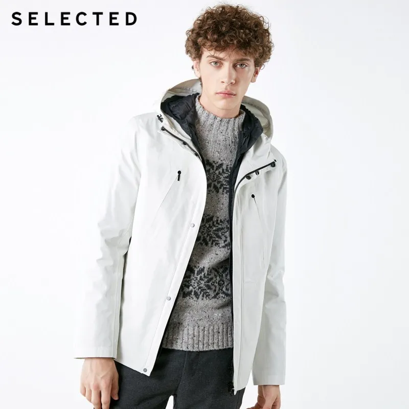 

SELECTED Men's Down Jacket Male Removable Inner Gallbladder Cap Short Down Coat Suit Warm Clothes S | 418412536
