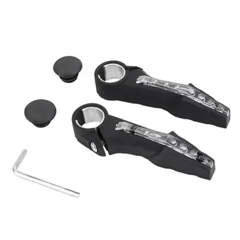 

Bicycle Handlebar Llight Grip Safety Turn Signal Light Wireless Cycling Mountain Road Bike Grips LED Light Lamp Torch Flashlight