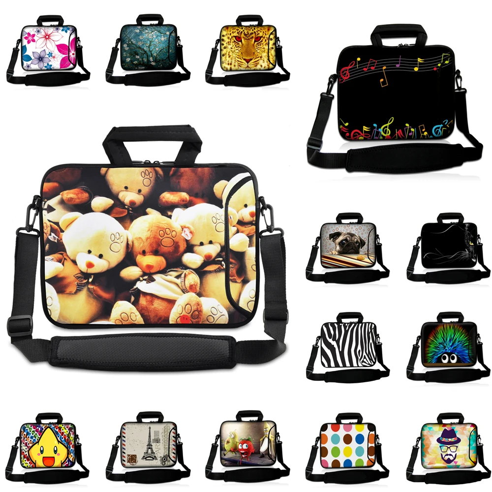 Shockproof 17 Inch Laptop Bag 10.1 12 13.3 14.1 15 17.3 Computer Shoulder Case 15.6 Notebook Chromebook Messenger Cover Handbag