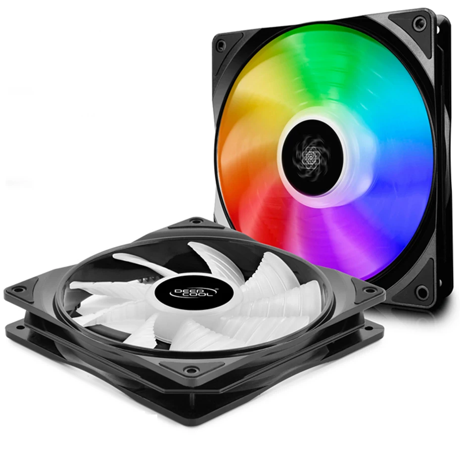 DEEPCOOL 2 в 1 CF140 140 мм 5 В/3 Pin RGB вентилятор для компьютера Охлаждающие вентиляторы