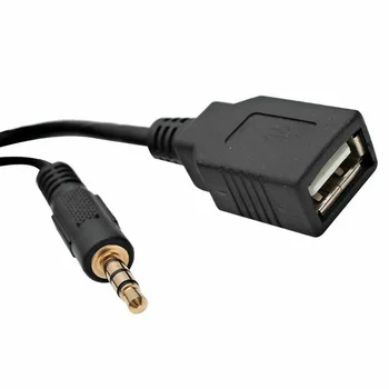 

MP3 1 * Aux USB Adapter 3.5mm Plug And Play Parts Accessories Car Cable Auxiliary