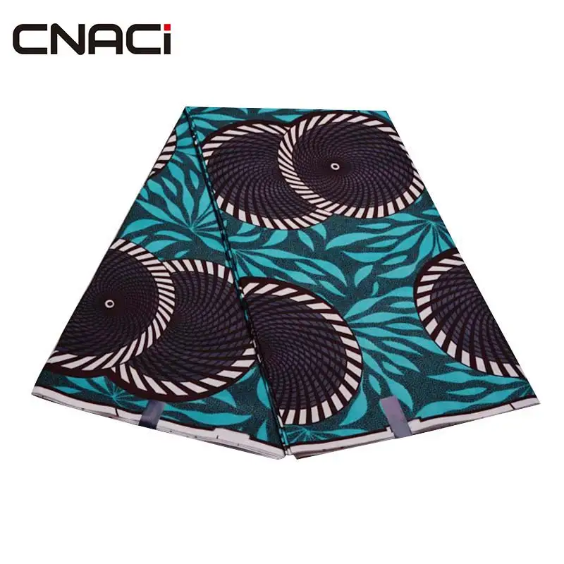 CNACI Анкара африканская вощеная ткань принтом Tissu африканская нигерийская Батик Ткань 6 ярдов/сумка Африканский принт Анкара ткань