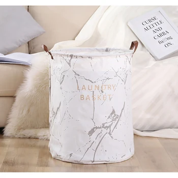 

1Pcs Round Storage Bin Bag Large Capacity Folding Laundry Basket Large Hamper Collapsible Clothes Toy Holder Bucket Organizer