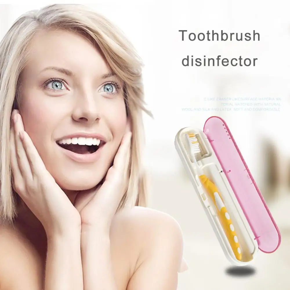 At-08 Wall-Mounted Toothbrush Sterilizer Uv Disinfection Toothbrush Holder Medical Ultraviolet Quartz Lamp Disinfector