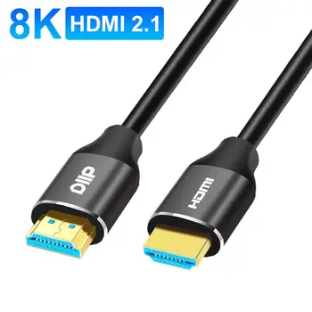 

5/8m High Speed Audio Video Sync 8K HD HDMI 2.1 Cable Cord for TV Set Top Box Gold-plated oxygen-free copper computer cable