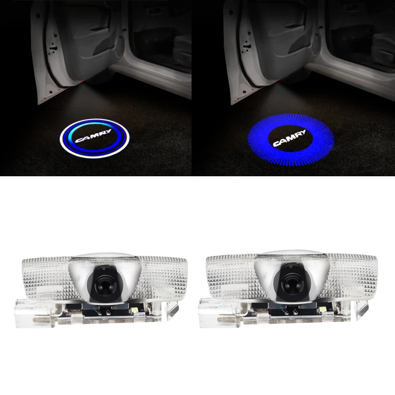 2 шт. светодиодный теневой светильник для Camry Harrier Land Cruiser Prado HighLander Prius Avalon Venza 4 Runner Camry автомобильный дверной светильник