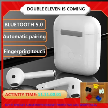 

tws I12 Original TWS In ear Blutooth Earphones Mini Wireless Sport Headset Stereo Headphones fone de ouvido auriculares I9000
