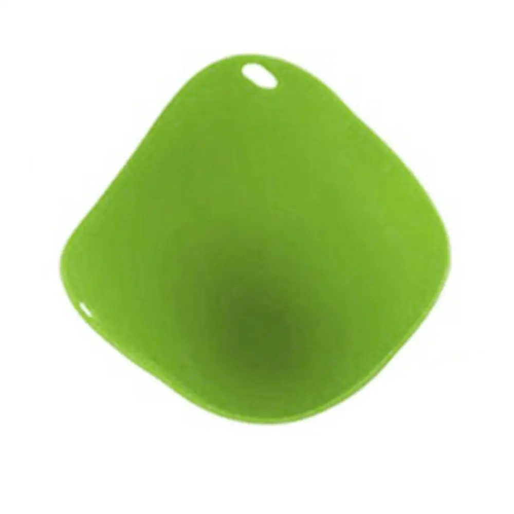 Green Safety Silicone Egg Cooker Poach kitchen Helpers Easy Cookware Mold Pods Pancake Tool Cook Form for Fried Eggs Baking Egg Cooker - Цвет: Green