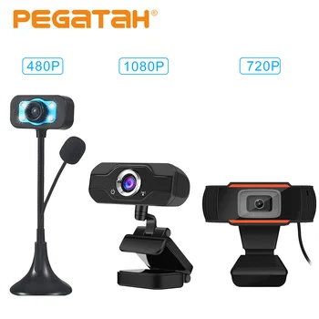 

1080P USB Camera Video Recording Web Camera with 30 degrees rotatable 2.0 HD Webcam Microphone For PC Computer веб камера