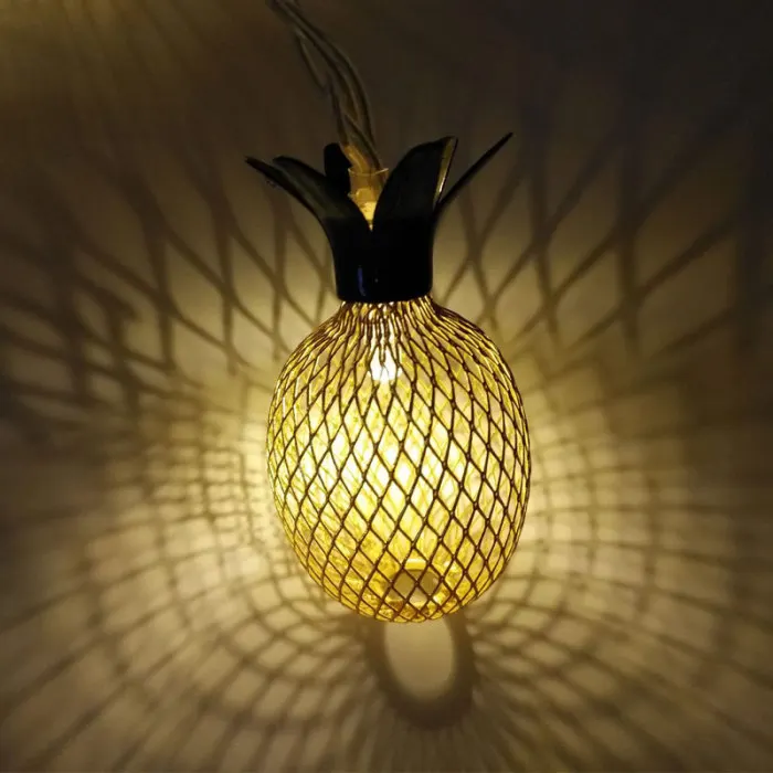 Горячий светодиодный светильник-гирлянда в форме ананаса для комнаты, сада, двора, фестиваля, Рождественского украшения LSK99
