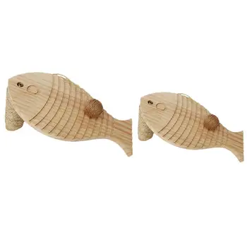 

Cat Toys Wooden Cat Claw Grinding Board Cat Claws Board Cute Fish Shape Sisal Ball Cat Catching Board Pet Cat Toy Funny Cat Toy