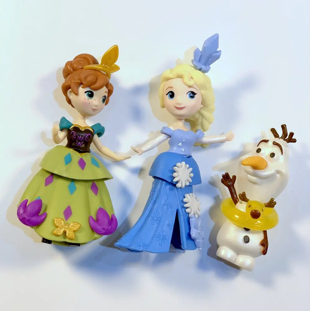 Disney-Conjunto de boneca princesa congelada para meninas, brinquedos de  anime, articulados móveis, bonecas Elsa, brinquedo de vestir, presente  kawaii, Anna - AliExpress