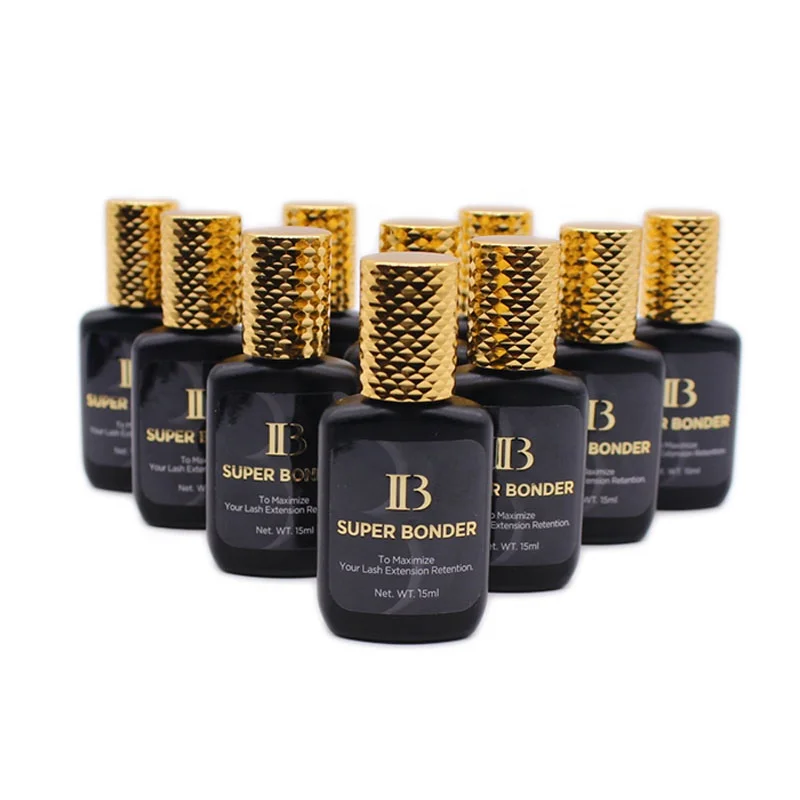 5 Bottles IB Super Bonder Eyelash Extension Glue 15ml IB Primer Professional Clear False Lash Adhesive Makeup Tools Wholesale 6
