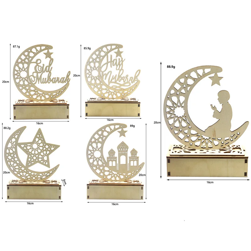 Leeiu Eid Mubarak вечерние DIY декоративные бумажные тарелки и стаканы Рамадан karem