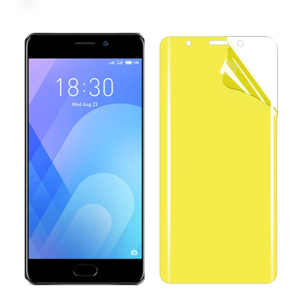 Мягкая полноразмерная Гидрогелевая пленка для meizu 16 plus 16x16th 15 lite Защитная экрана