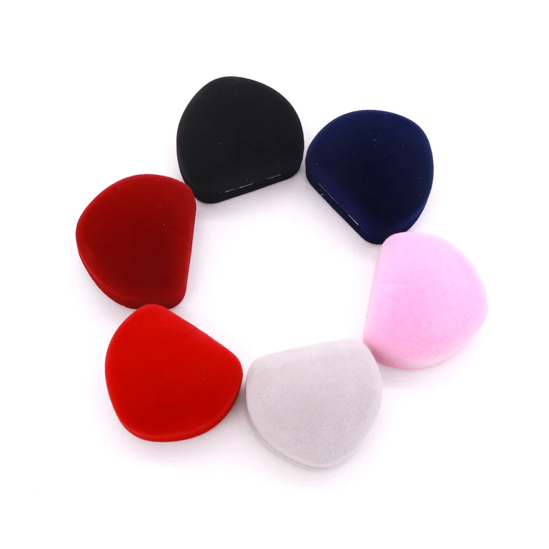 Модная миниатюрная шкатулка для ювелирных украшений в форме сердца 1 шт./лот 5x4 3x3 3