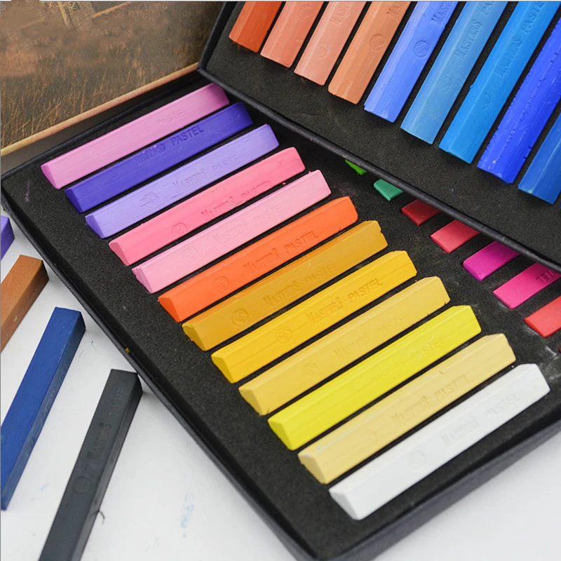 36 Colors 24 Colors Chalk Paint Set Drawing Beginner Drawing Stick Art Art  Creation Brush Coloring Tools - AliExpress