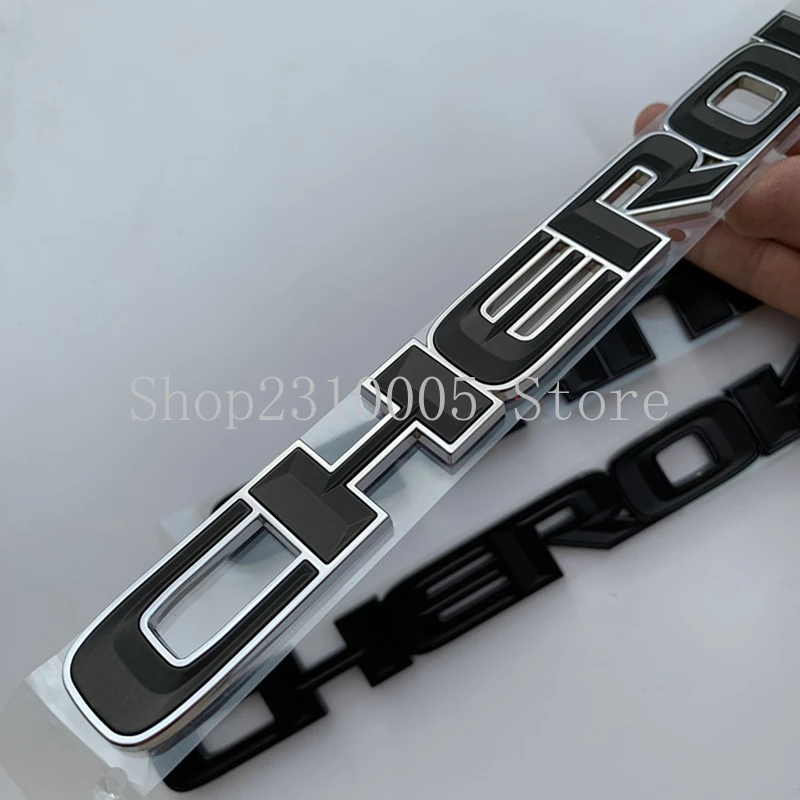 Dual Colors One Piece Letters Emblem Car Styling Side Doors Fender Nameplate Logo Sticker For Jeep Grand Cherokee Car Accessory Emblems Aliexpress