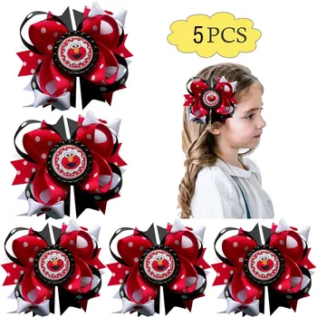 

free shipping 5pcs sesame hair bow the girl hair bows character movie cartoon inspired hair bows