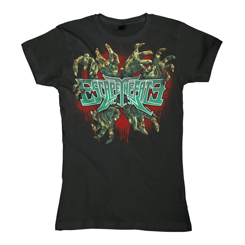 Escape The Fate - Zombie Hands Camiseta Oficial Mujer High Quality Tee Shirt |