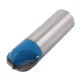 

uxcell 1/2" x 5/8" Woodworking Straight Shank Cove Box Router Bit Blue