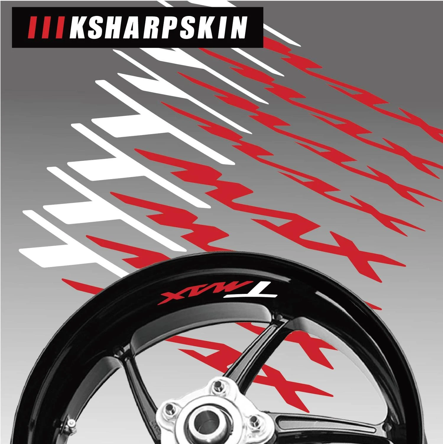 Motorcycle Rim Front And Rear Custom Interior Side Decal Wheel Reflective Decorative Logo Stickers For Yamaha Tmax 530 500 Decals Stickers Aliexpress