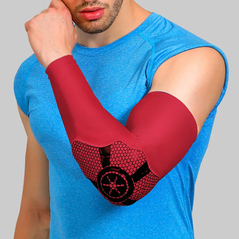 1 шт. компрессионный рукав налокотники Crashproof Honeycomb Arm Pad компрессионный рукав протектор шестерни