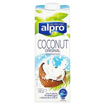 

Alpro Dairy Free Coconut Original Longlife Drink 1L (Pack of 8 x 1ltr)