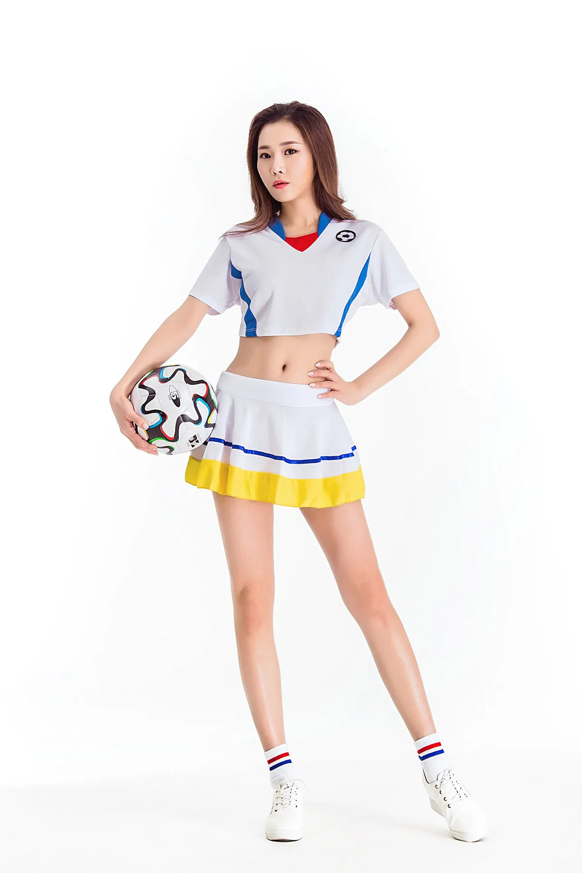 Sexy Cheerleading Costume Clothes Football Rugby Basketball Cheer Team Girl Cheerleading Uniforms Stage Performance